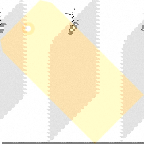 Blank Tag: 4-3/4'' High, Manila, Synthetic Paper